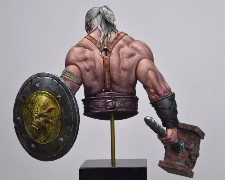 1/12 Medieval Norse Warrior, Resin Model Bust Kit, Mythology Theme, Unassembled and Unpainted