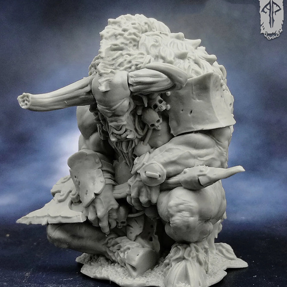28mm Gothic Orc/Demon Chaos Creatures, 12 Figures, Resin Model Figure Kit, Fantasy Theme, Unassembled and Unpainted