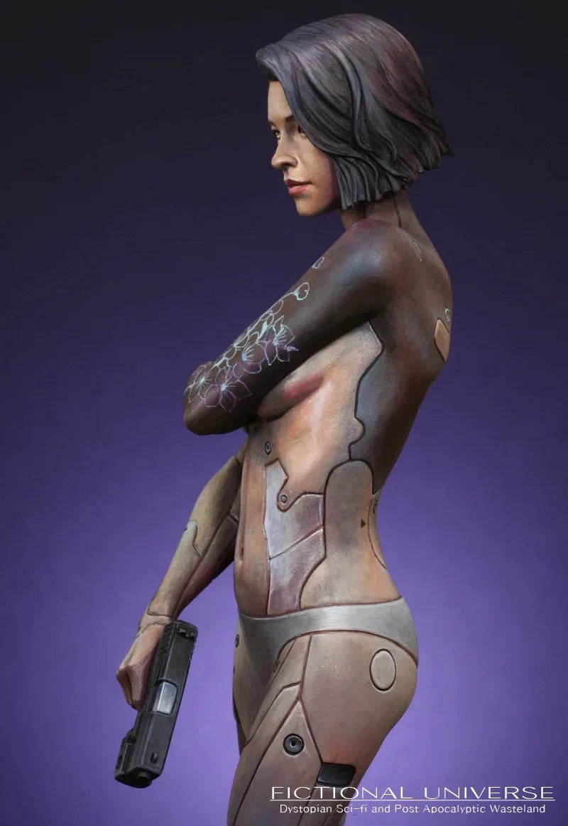 Cyberpunk Female Warrior — 1/12 Resin Bust