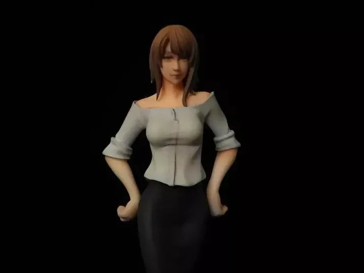 1/20 Modern Female Civilian, Resin Model Figure Kit, Anime Theme, Unassembled and Unpainted