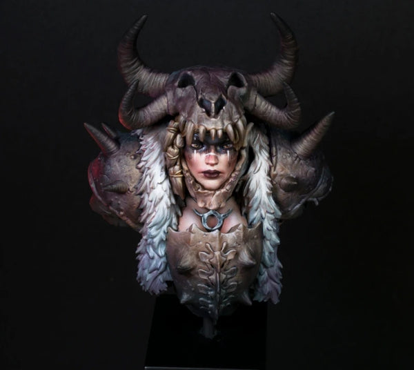 1/12 Daemon, Resin Model Bust Kit, Fantasy Theme, Unassembled and Unpainted