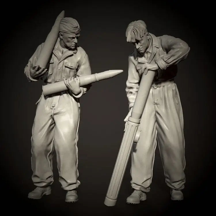 1/35 Modern Female Anime Soldiers, 6 Figures, Resin Model Figure Kit, Unassembled and Unpainted