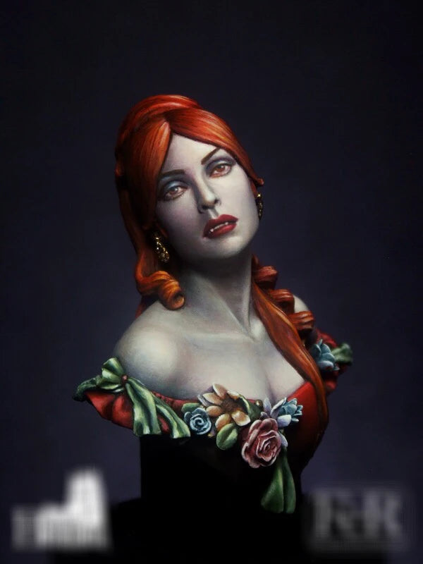 1/12 Pin-Up Female, Resin Model Bust Kit, Unassembled and Unpainted