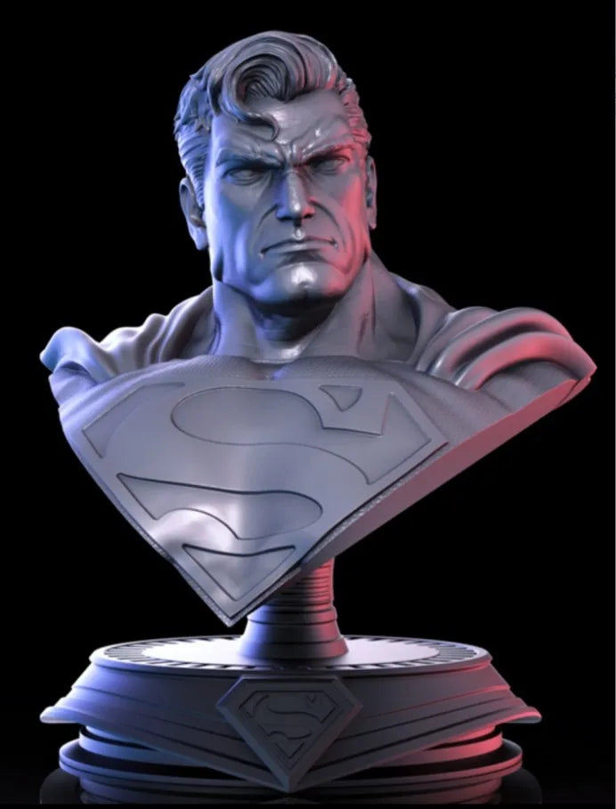1/10 Superhero Character, Resin Model Bust Kit, Sci-Fi Theme, Unassembled and Unpainted