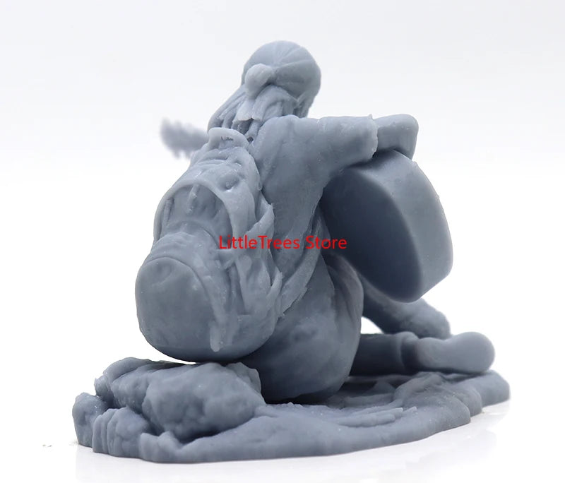 60mm Girl with Guitar, Resin Model Figure Kit, Unassembled and Unpainted