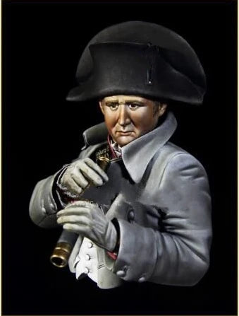 1/10 Napoleonic Napoleon Cavalry Officer, 2 Figures, Resin Model Figure Kit, Unassembled and Unpainted