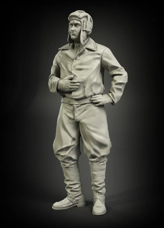 1/35 WWI British Officer in Campaign Tunic, Resin Model Figure Kit, Unassembled and Unpainted