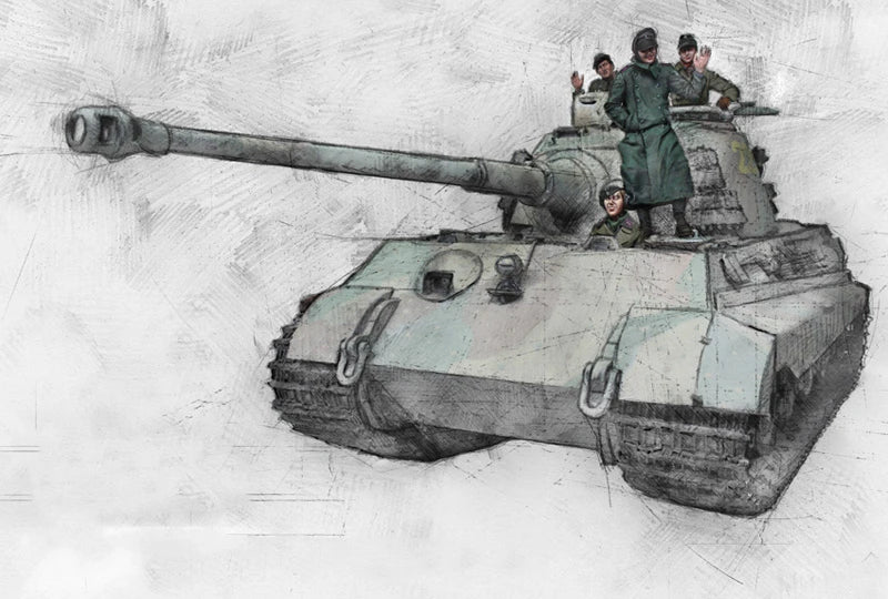 1/35 WWII German Panzer Crew & Infantry, 8 Figures, Resin Model Figure Kit, Unassembled and Unpainted