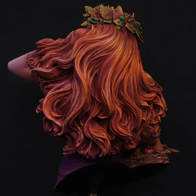 1/10 Autumn Fairy, Resin Model Bust Kit, Fantasy Theme, Unassembled and Unpainted
