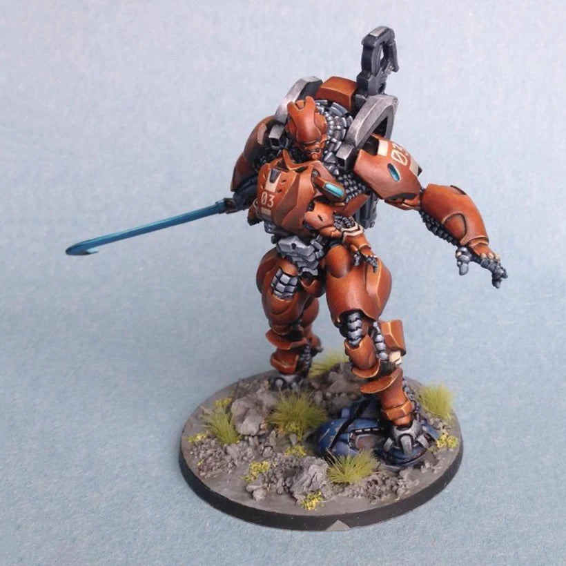 1/32 Mecha Warriors, 5 Figures, Resin Model Figure Kit, Sci-Fi Theme, Unassembled and Unpainted