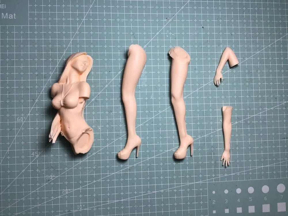 1/12 Pin-up Motorcycle, Resin Model Figure Kit, Unassembled and Unpainted