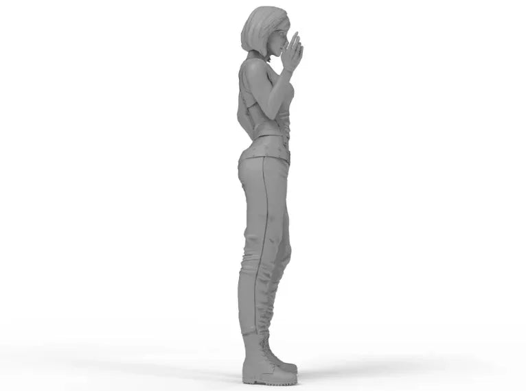 1/35 Modern Athletic Female, Resin Model Figure Kit, Unassembled and Unpainted