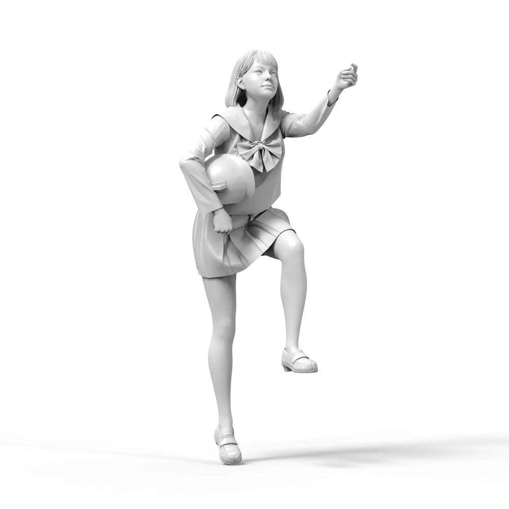 1/35 Female Industrial Worker, Resin Model Figure Kit, Anime Theme, Unassembled and Unpainted