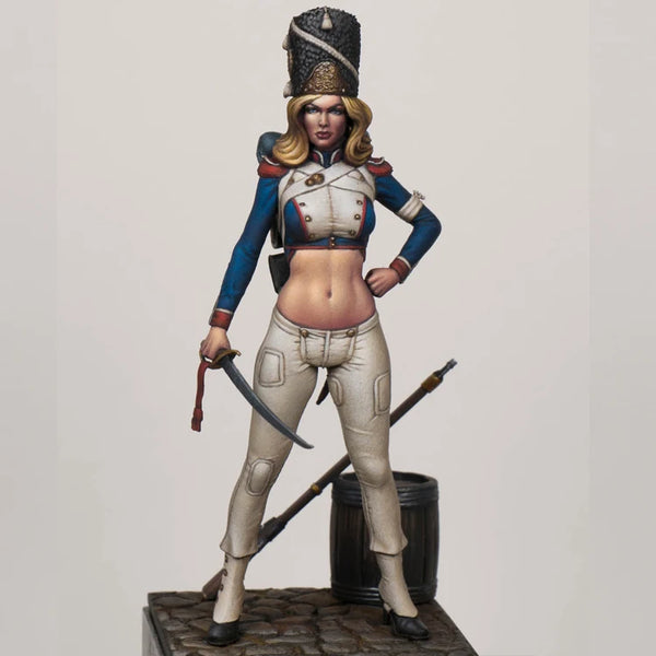 70mm Napoleonic Imperial Guard, Resin Model Figure Kit, Unassembled and Unpainted