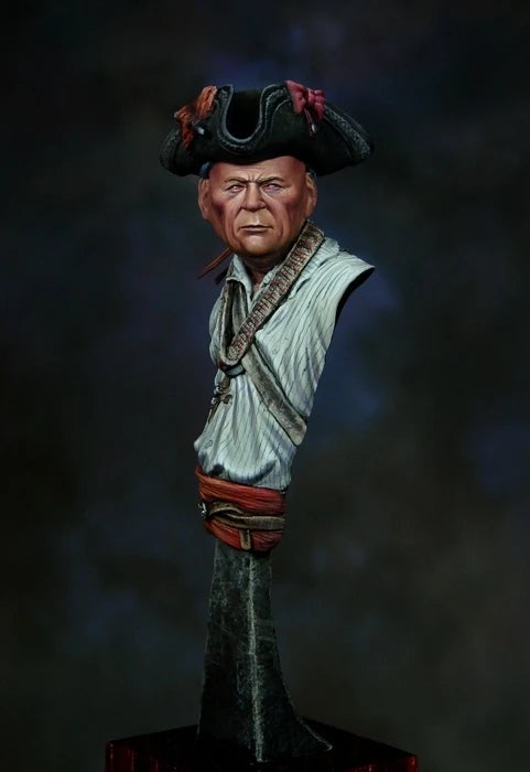 1/12 Colonial Revolutionary, Resin Model Bust Kit, Historical Theme, Unassembled and Unpainted