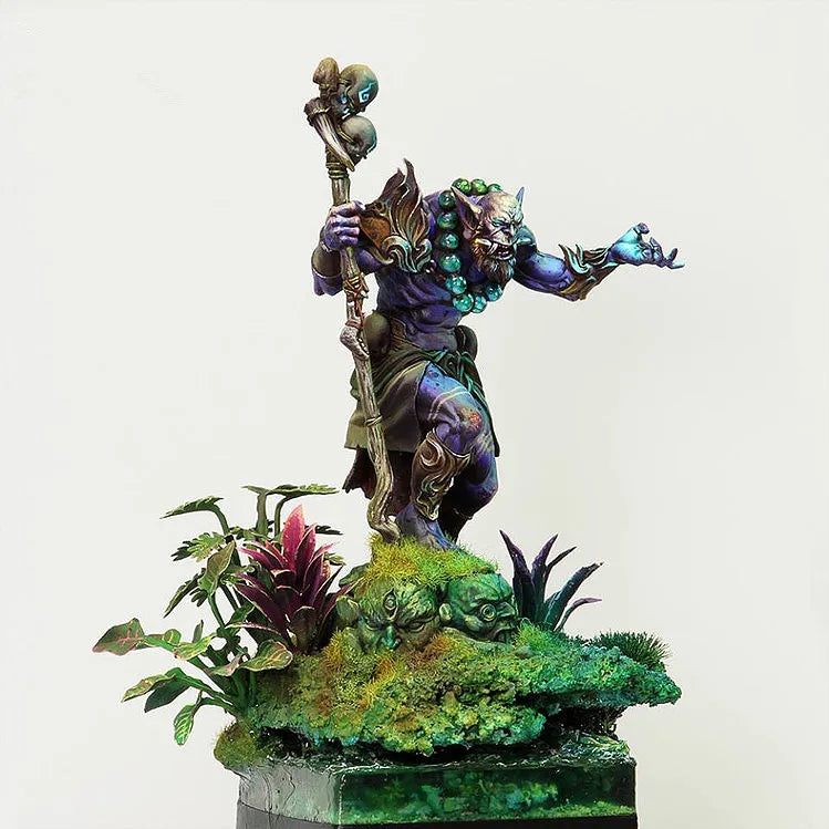 105mm Dark Fantasy Warrior, Resin Model Figure Kit, Fantasy Theme, Unassembled and Unpainted