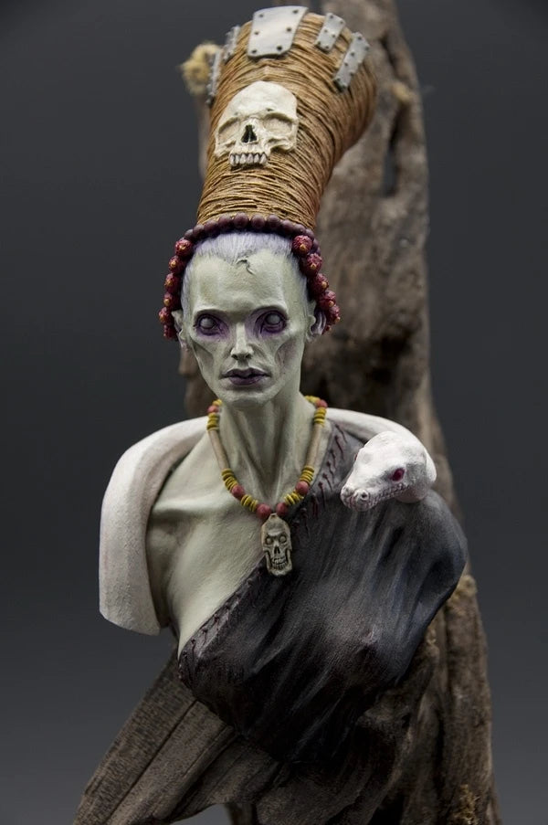 120mm Egyptian Fantasy Female, Resin Model Bust Kit, Fantasy Theme, Unassembled and Unpainted