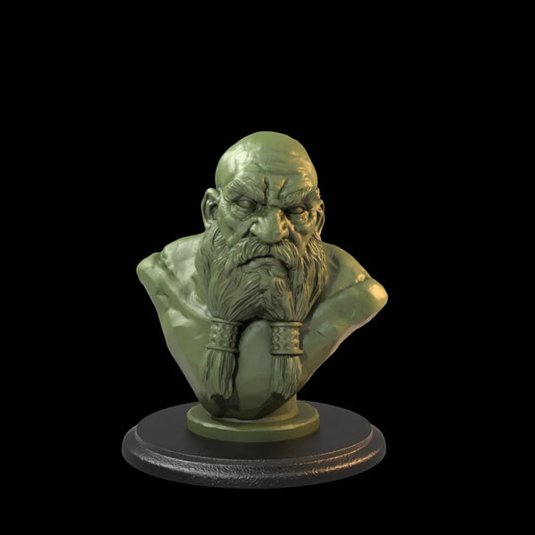 55mm Classical Male, Resin Model Bust Kit, Mythology Theme, Unassembled and Unpainted