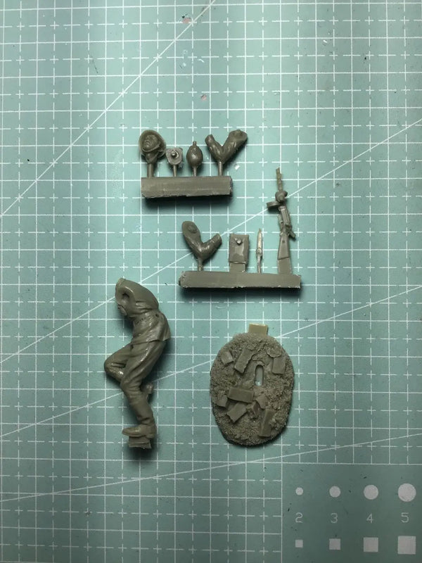 1/35 Military Fortification, Resin Model Terrain Kit, Military Theme, Unpainted