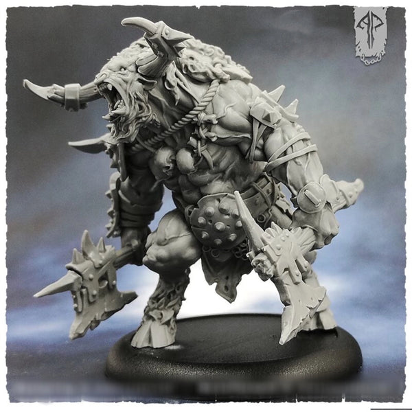 28mm Grimdark Demonic Chaos Creature, 4 Figures, Resin Model Figure Kit, Fantasy Theme, Unassembled and Unpainted