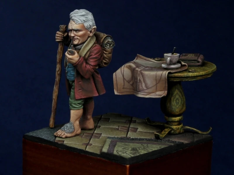 1/32 Wizard Adventurer, Resin Model Figure Kit, Fantasy Theme, Unassembled and Unpainted