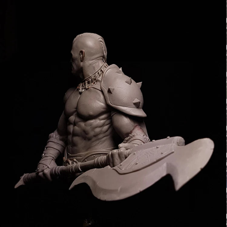 1/12 Solrak the Savage, Resin Model Bust Kit, Fantasy Theme, Unassembled and Unpainted