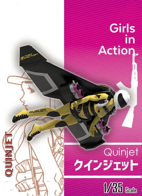 1/35 Female Superhero with Quinjet Base, Resin Model Figure Kit, Sci-Fi Theme, Unassembled and Unpainted