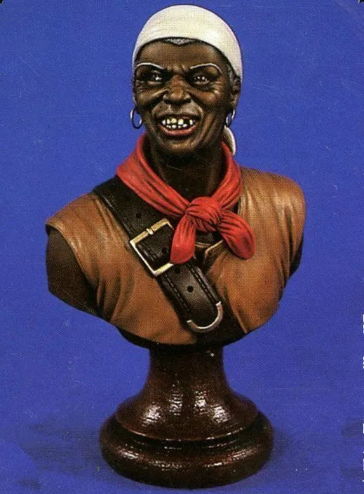 1/9 Caricatured Portrait, Resin Model Bust Kit, Fantasy Theme, Unassembled and Unpainted