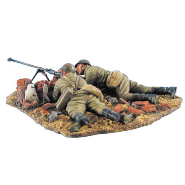1/35 WWI German Machine Gun Crew, Resin Model Figure Kit, Unassembled and Unpainted