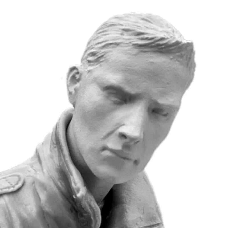 1/16 WWII Military Aviator, Resin Model Figure Kit, Unassembled and Unpainted