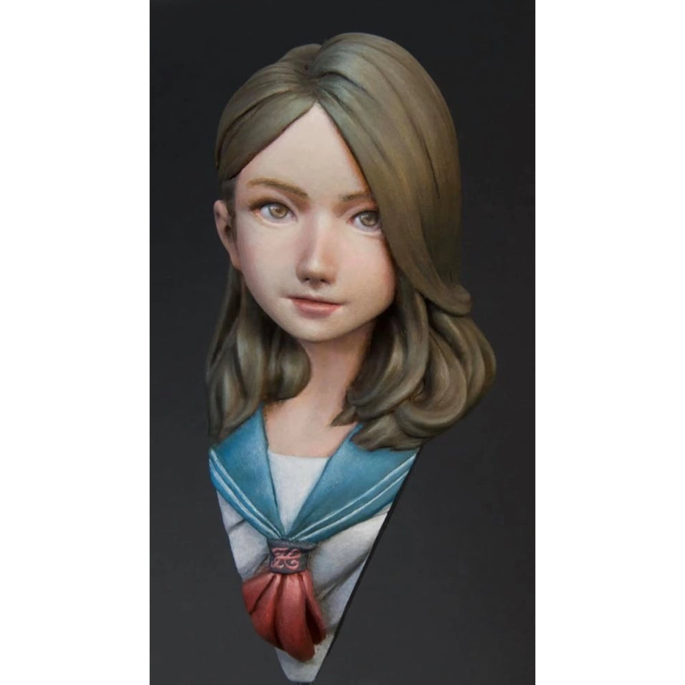 65mm Anime-Style Female, Resin Model Bust Kit, Anime Theme, Unassembled and Unpainted