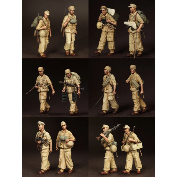 1/35 Modern Combat Infantry Team in Tactical Gear, 12 Figures, Resin Model Figure Kit, Unassembled and Unpainted