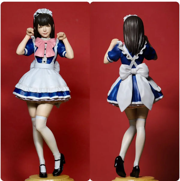 1/12 Maid Character, Resin Model Figure Kit, Anime Theme, Unassembled and Unpainted