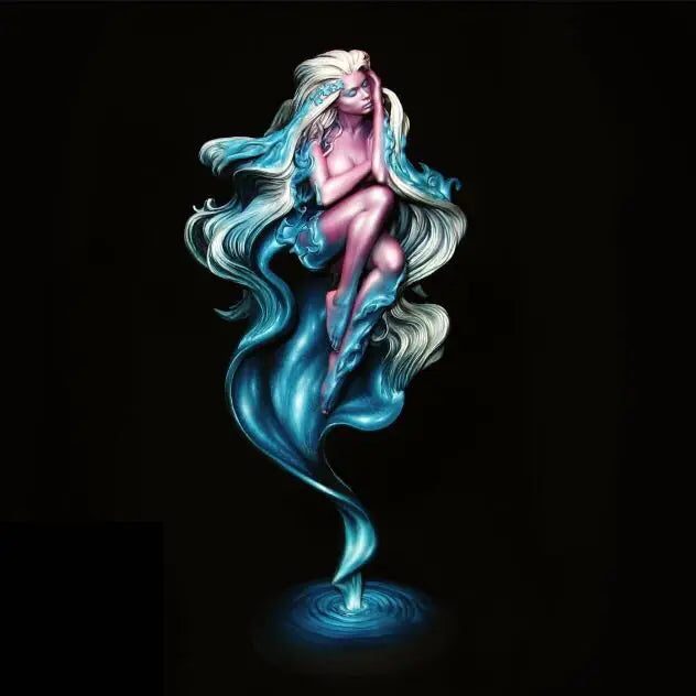 1/24 Fantasy Mermaid, Resin Model Bust Kit, Unassembled and Unpainted