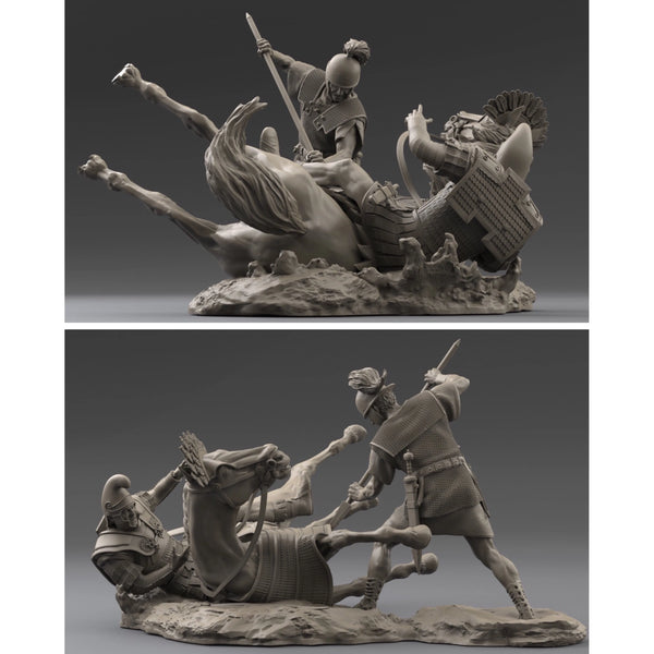 1/24 Modern Combat Soldiers, 4 Figures, Resin Model Diorama Kit, Unassembled and Unpainted