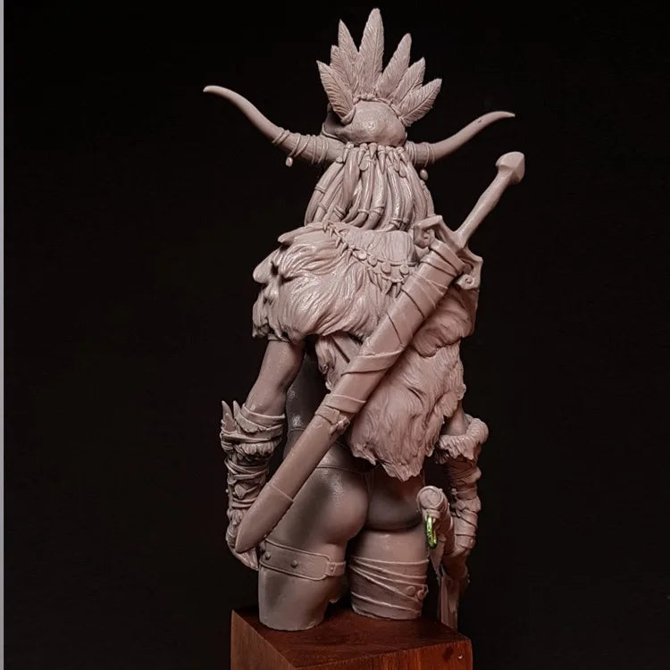 1/10 Amazon Warrior, Resin Model Figure Kit, Fantasy Theme, Unassembled and Unpainted