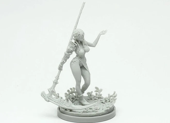 1/6 Female Cleric, Resin Model Figure Kit, Fantasy Theme, Unassembled and Unpainted