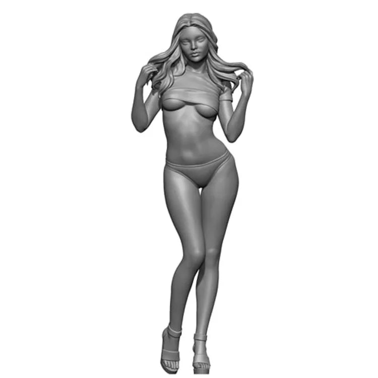 1/12 Pin-Up Female, Resin Model Figure Kit, Unassembled and Unpainted