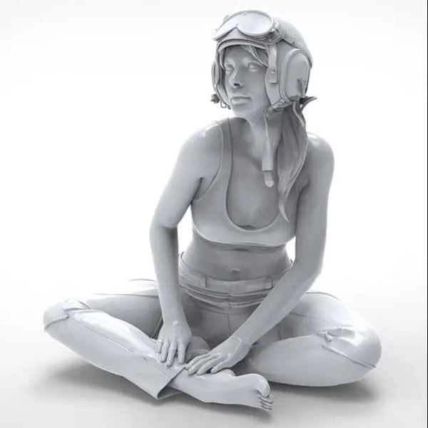 1/35 Post-Apocalyptic Survivor, Resin Model Figure Kit, Sci-Fi Theme, Unassembled and Unpainted