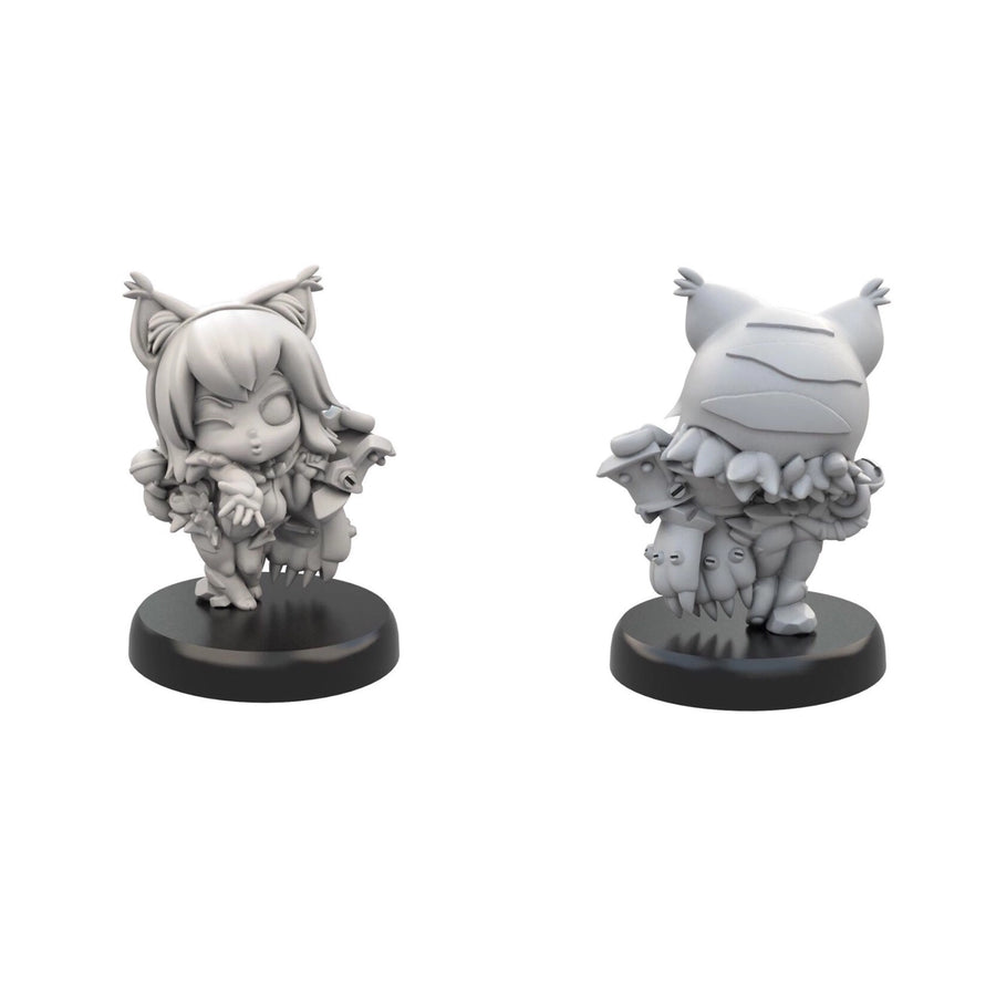 25Mm Base , Resin Model Figure GK , 3 Figure , Unassembled and Unpainted Kit