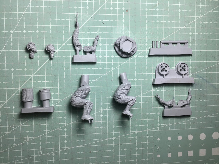 1/35 Resin Model Figure Gk，Unassembled and Unpainted Kit