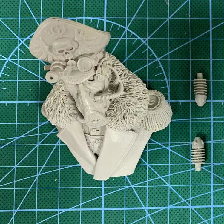 1/9 Imperial Officer, Resin Model Bust Kit, Sci-Fi Theme, Unassembled and Unpainted