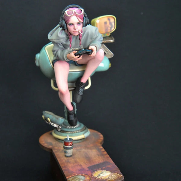 Cyberpunk Female Pilot — 1/8 Resin Figure