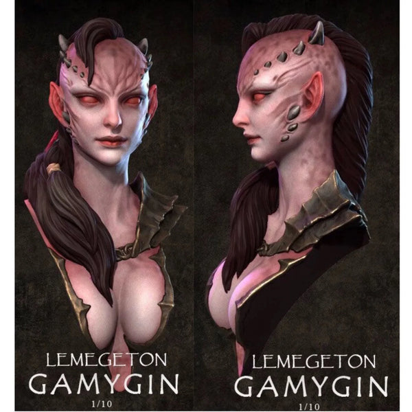 1/10 Gamygin Demon, Resin Model Bust Kit, Fantasy Theme, Unassembled and Unpainted