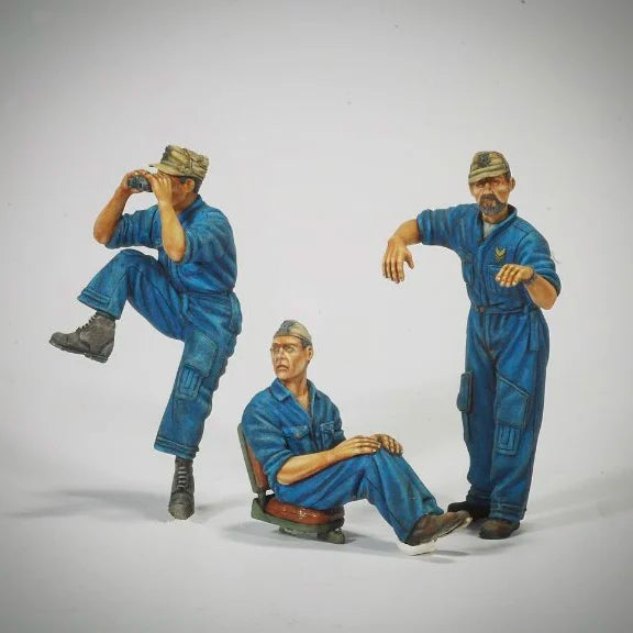 1/35 Modern Soldiers in Prone Positions, 6 Figures, Resin Model Figure Kit, Unassembled and Unpainted