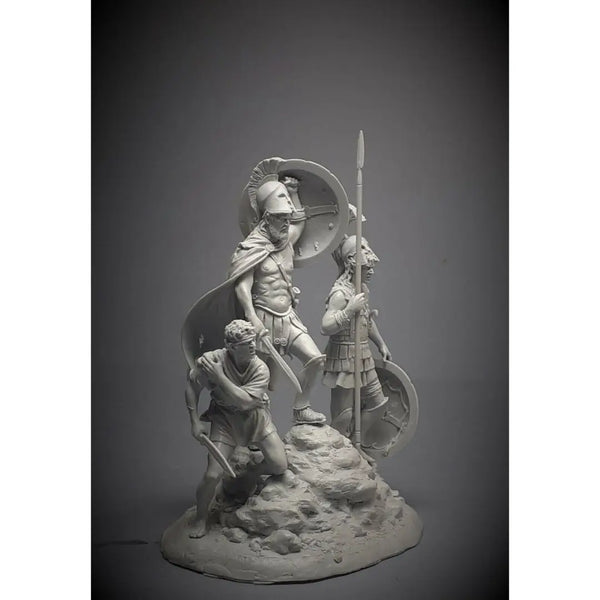 54mm Napoleonic Warrior, Resin Model Figure Kit, Military Theme, Unassembled and Unpainted