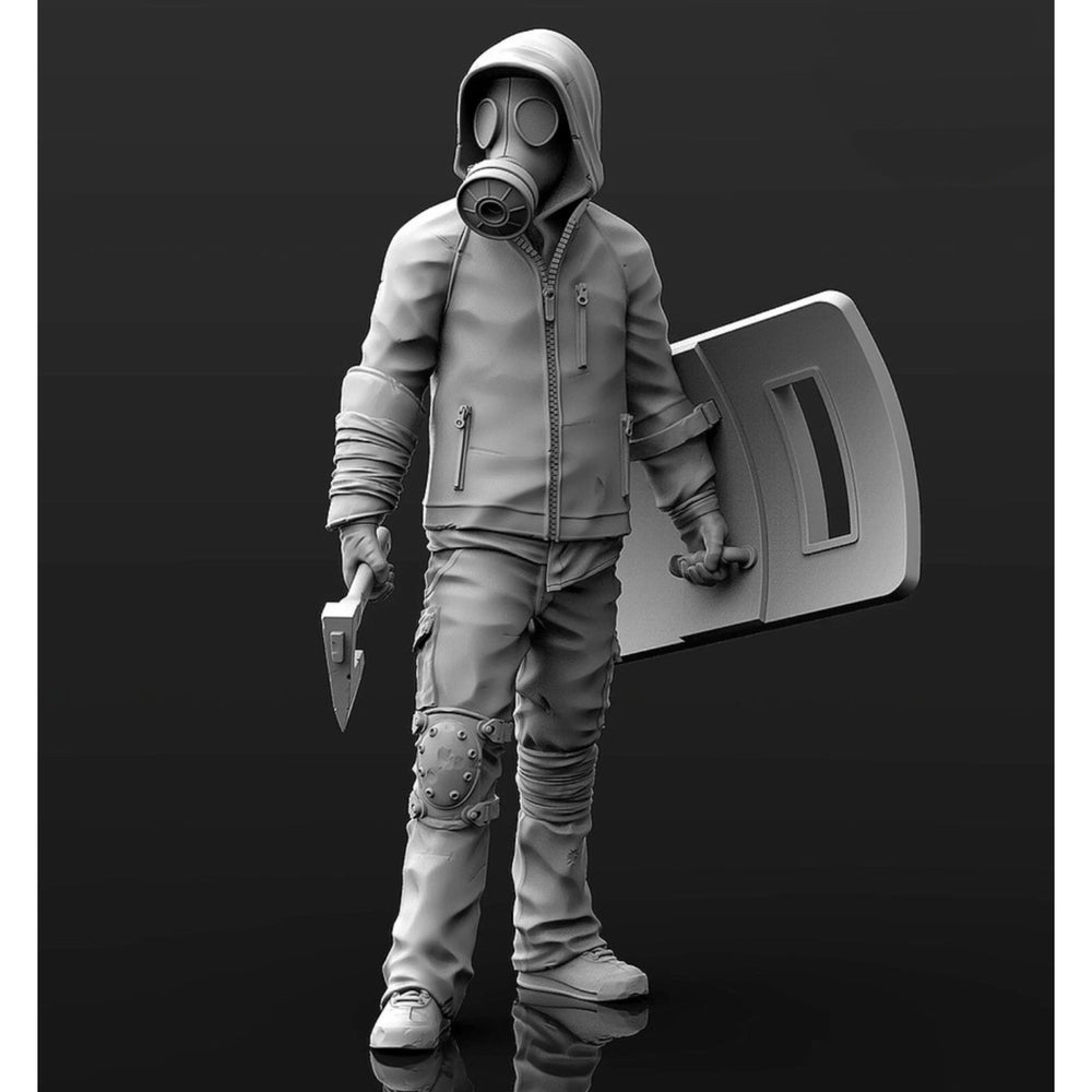 1/35 Biochemical Hazmat Operator, Resin Model Figure Kit, Sci-Fi Theme, Unassembled and Unpainted