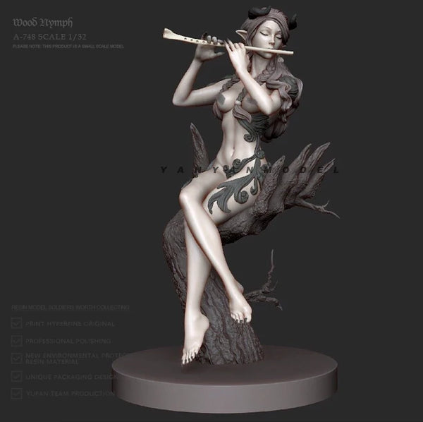 1/32 Mermaids & Nymphs, 5 Figures, Resin Model Figure Kit, Fantasy Theme, Unassembled and Unpainted