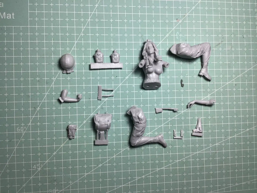1/24 Humanoid, Resin Model Figure Kit, Unassembled and Unpainted