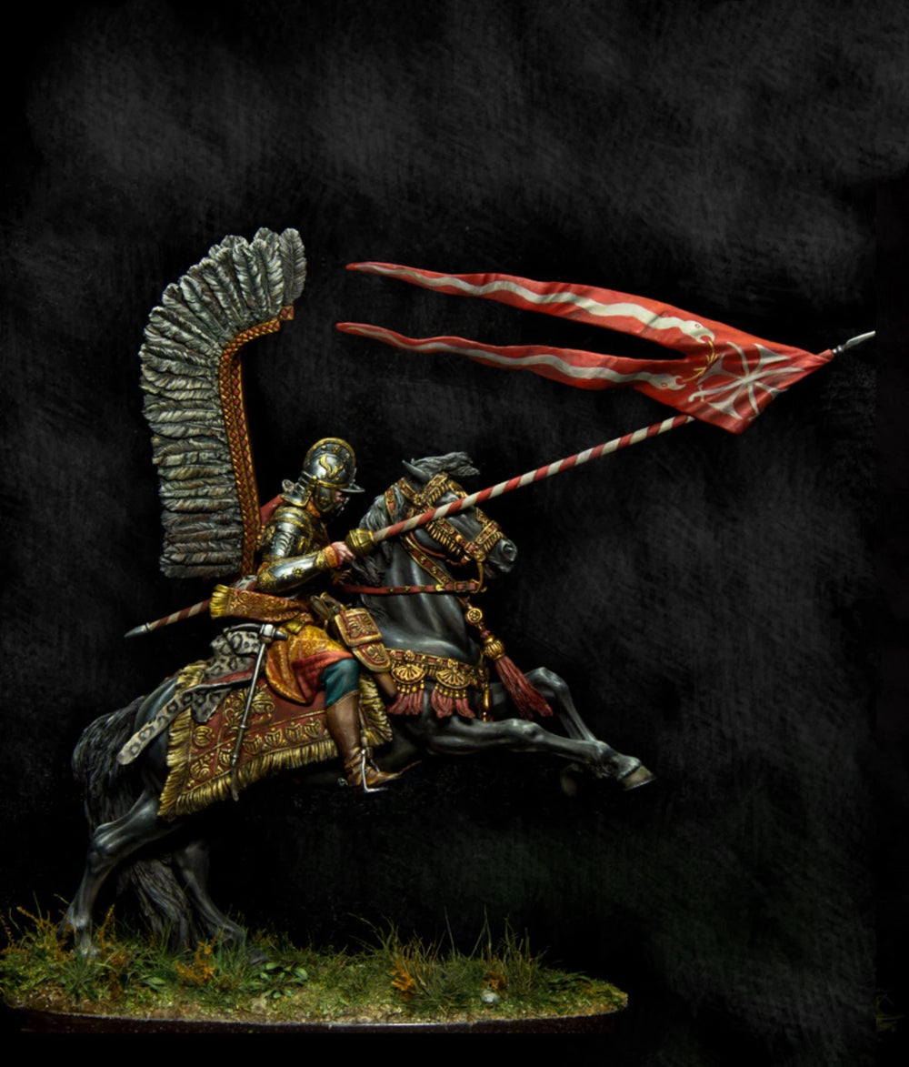 1/24 Medieval Mounted Cavalry Warrior, Resin Model Figure Kit, Unassembled and Unpainted
